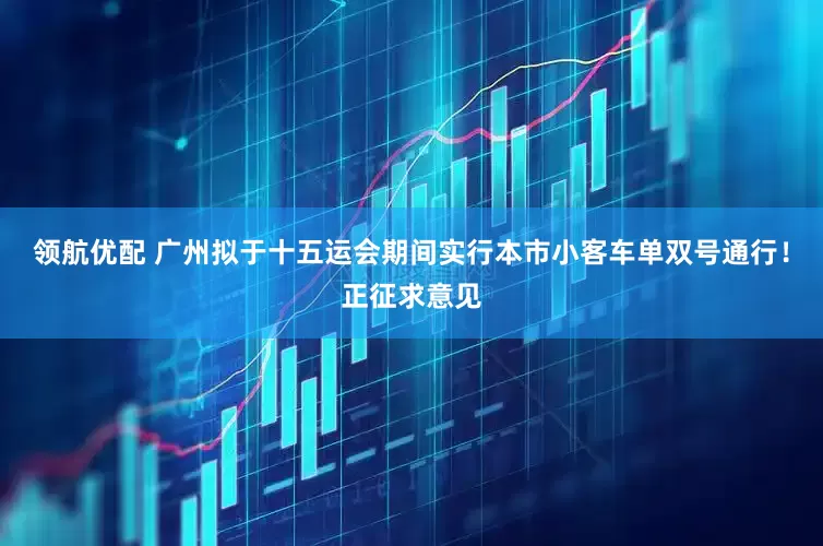 领航优配 广州拟于十五运会期间实行本市小客车单双号通行！正征求意见