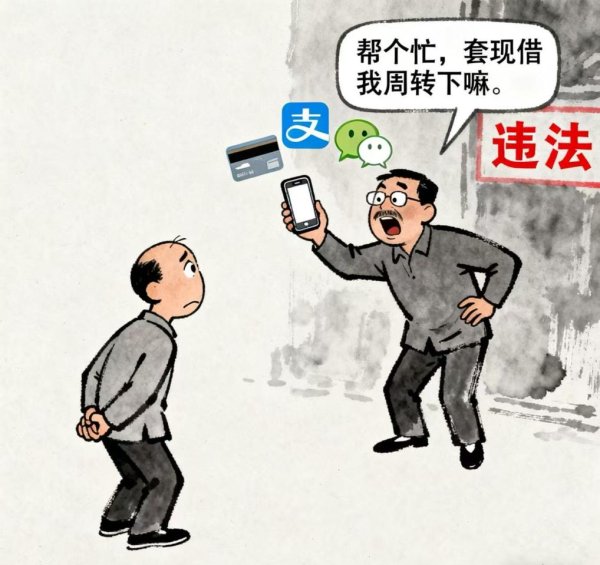 锦富优配 “套现”借钱给别人，小心犯法！