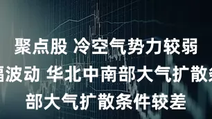 聚点股 冷空气势力较弱气温小幅波动 华北中南部大气扩散条件较差